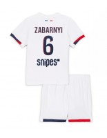 Paris Saint-Germain Illia Zabarnyi #6 Vieraspaita Lasten 2025-26 Lyhythihainen (+ shortsit)